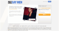 Desktop Screenshot of meetlocalgaymen.com
