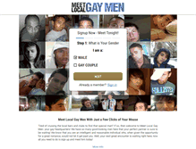 Tablet Screenshot of meetlocalgaymen.com